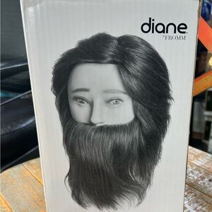 Diane Hair Mannequin Head with Black Hair